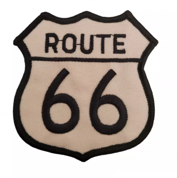 Aufnäher Patch Motorrad Route 66 Racing Biker Kutte Aufnäher Neu NR.5